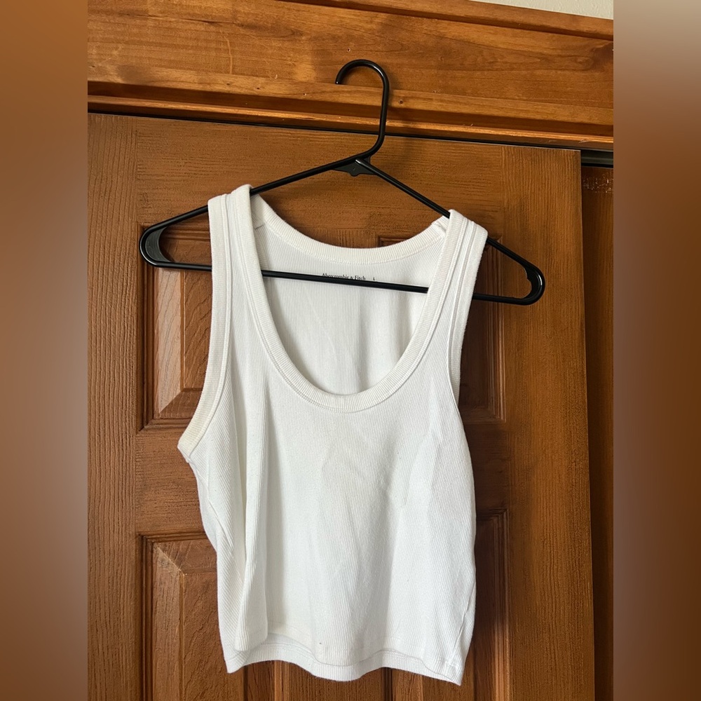 Abercrombie & Fitch Classic White Tank Top